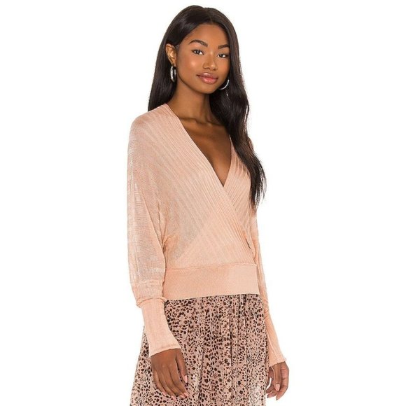 Free People Pluto Wrap Sweater - Picture 2 of 6